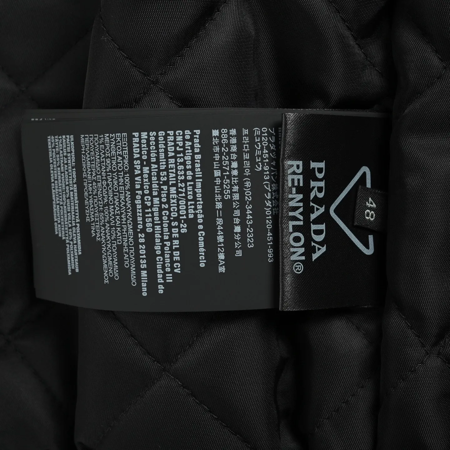 Louis Vuitton/Prada/Prada 25Fw triangle logo cotton vest Vuitton 25ss hot diamond route short sleeves